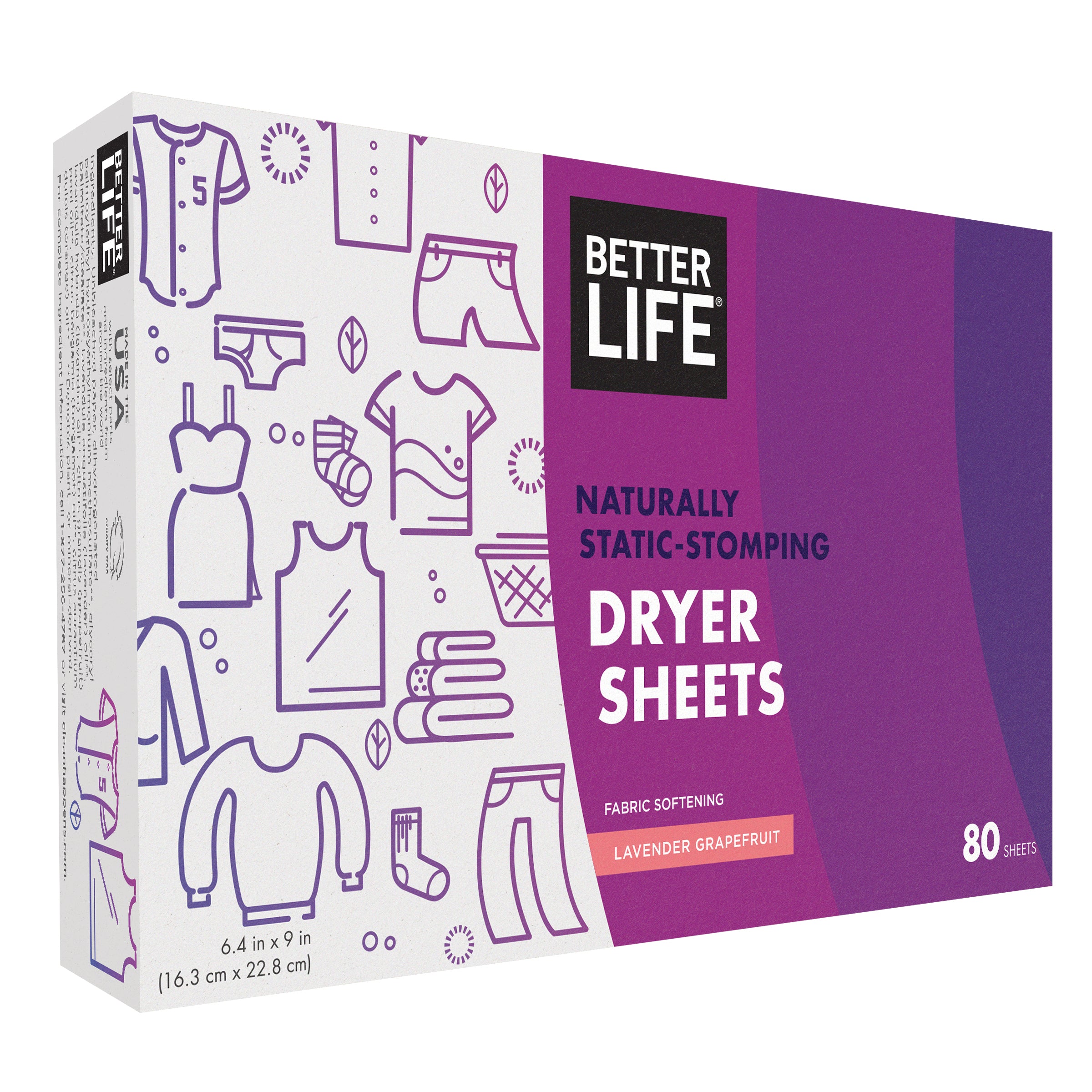 Natural Dryer Sheets – Better Life
