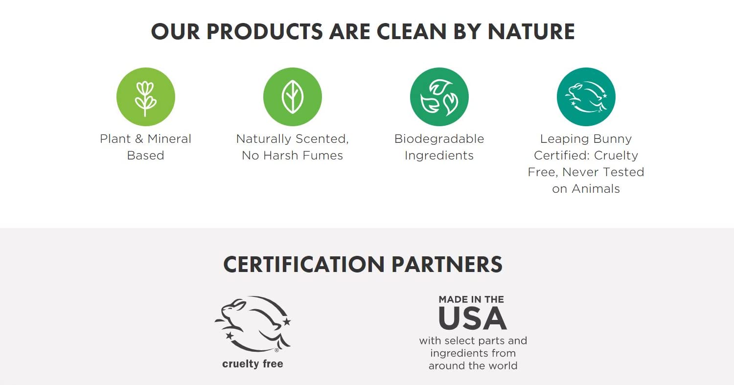 Our products are clean by nature.