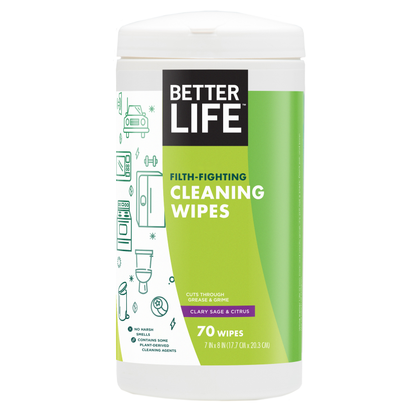 Natural All-Purpose Cleaning Wipes – Better Life
