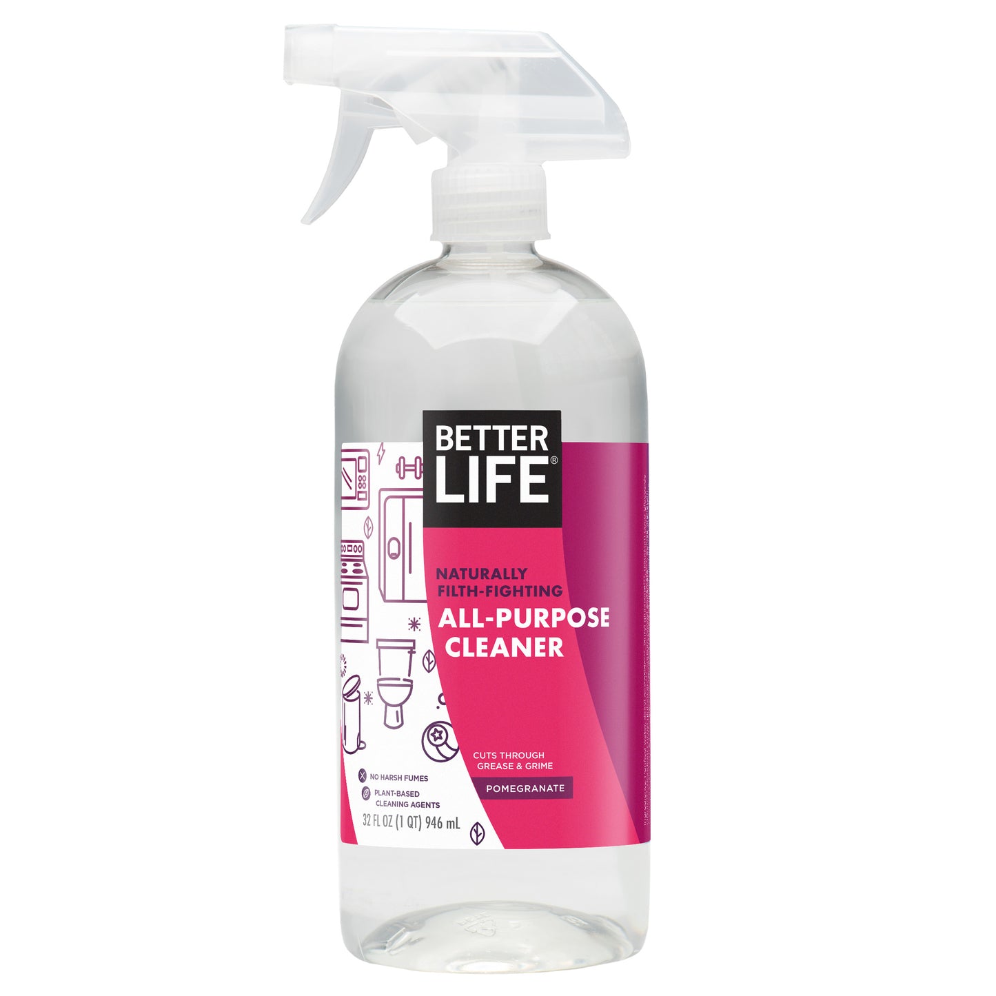 Clean Happens All Purpose Cleaner Pomegranate