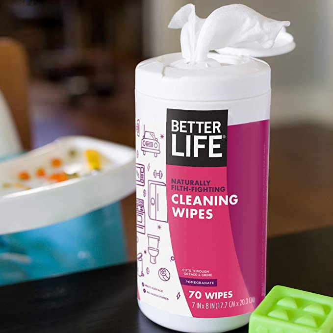 Better Life Cleaning Wipes, Clary Sage & Citrus - 70 wipes